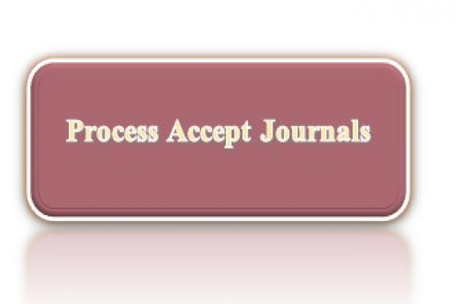 The application process for printing accepted articles in journals